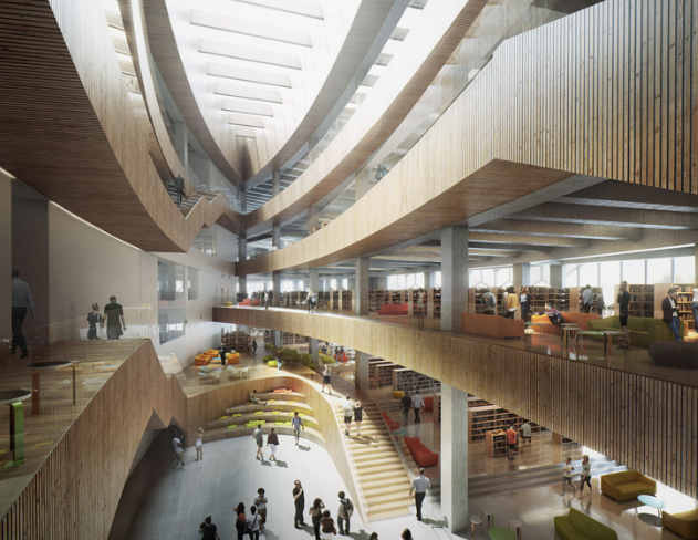 圖書(shū)館建筑布局、可以這樣設(shè)計(jì)！