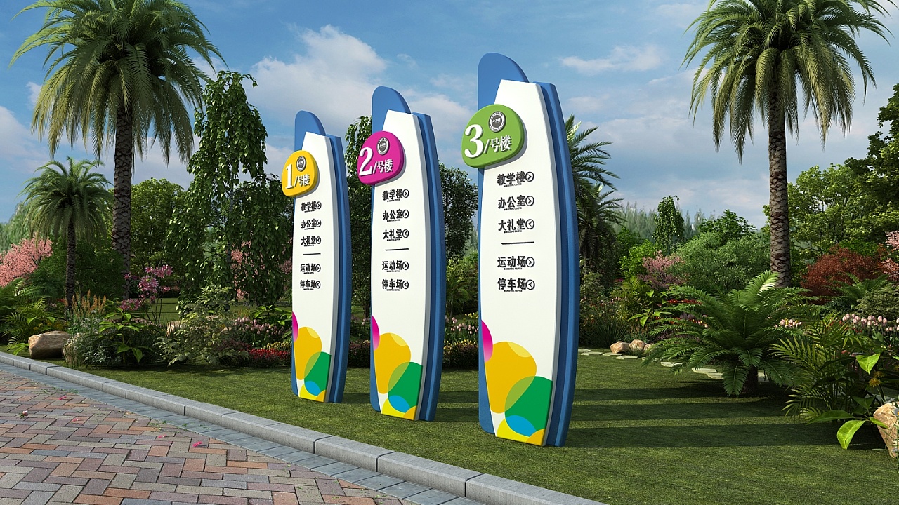 校園導(dǎo)視系統(tǒng)都有哪些分類？